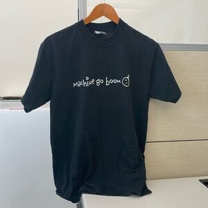 MACHINE GO BOOM rock band tee